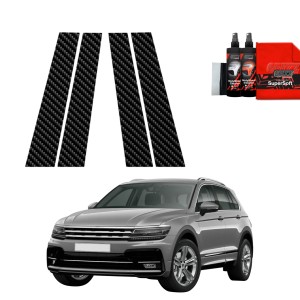 4w1 Folia karbonowa Grizz Protector na słupki do Volkswagen Tiguan 2 (2016-2020)