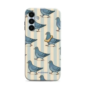 Etui ochronne do Galaxy A25 5G, Mobiwear Elite Pro, błękitne gołębie
