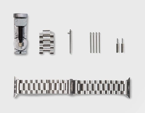 SPIGEN - Band M Fit - Apple Watch 4,3,2,1 44,42 - Silver 28.jpg