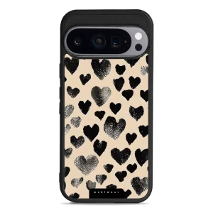 Etui ochronne do Google Pixel 9 Pro, Mobiwear Glossy Case, beżowa miłość