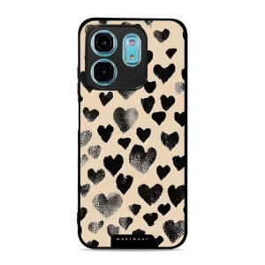 Etui ochronne do Infinix Smart 9, Mobiwear Glossy Case, beżowa miłość
