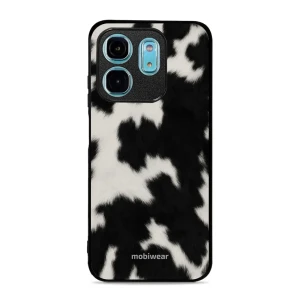 Etui ochronne do Infinix Smart 9, Mobiwear Glossy Case, krowie futerko
