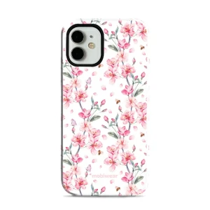 Etui ochronne do iPhone 12 Mini, Mobiwear Elite Pro, japoński bukiet