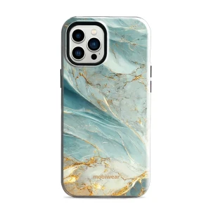 Etui ochronne do iPhone 12 Pro Max, Mobiwear Elite Pro, żyła lazuru