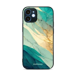 Etui ochronne do iPhone 12, Mobiwear Glossy Case, turkusowy marmur