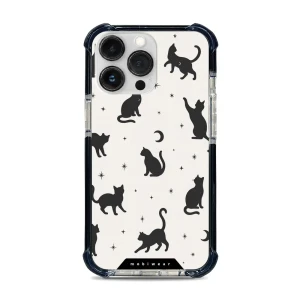 Etui ochronne do iPhone 13 Pro do MagSafe, Mobiwear Elite Bumper, kocia noc