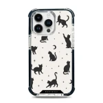 Etui ochronne do iPhone 14 Pro Max do MagSafe, Mobiwear Elite Bumper, kocia noc
