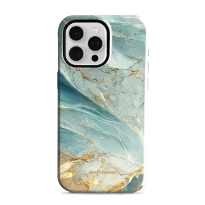 Etui ochronne do iPhone 15 Pro Max, Mobiwear Elite Pro, żyła lazuru
