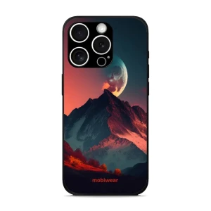 Etui ochronne do iPhone 15 Pro Max, Mobiwear Glossy Case, górski zmierzch