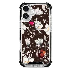 Etui ochronne do iPhone 16 Plus do MagSafe, Mobiwear Elite Bumper, nocny bukiet