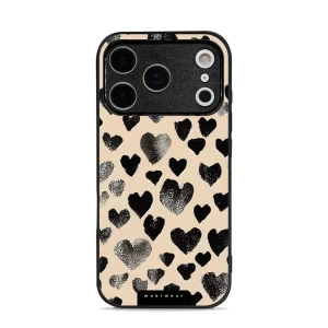 Etui ochronne do iPhone 17 Pro, Mobiwear Glossy Case, beżowa miłość