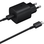 Ładowarka sieciowa USB-C PD, 25W, Samsung Travel Adapter, czarna