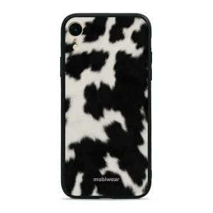 Etui ochronne do iPhone Xr, Mobiwear Glossy Case, krowie futerko