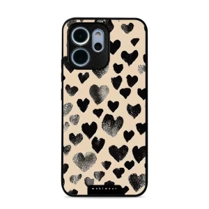 Etui ochronne do Oppo Reno 14 FS, Mobiwear Glossy Case, beżowa miłość