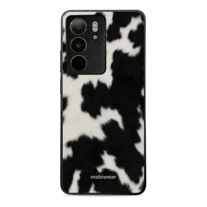 Etui ochronne do Realme C75 4G, Mobiwear Glossy Case, krowie futerko