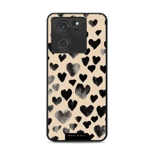 Etui ochronne do Xiaomi 13T Pro, Mobiwear Glossy Case, beżowa miłość
