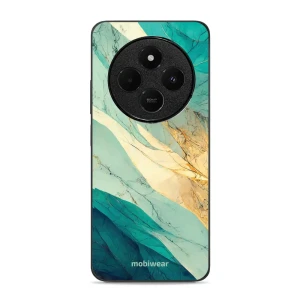 Etui ochronne do Xiaomi POCO C75, Mobiwear Glossy Case, turkusowy marmur