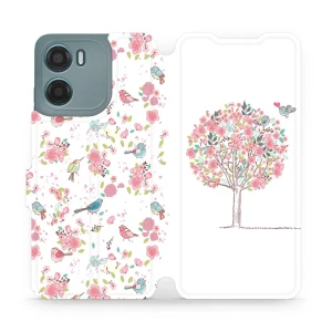 Etui z klapką do Motorola Moto G05, Mobiwear Book, różowy gaj