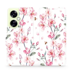 Etui z klapką do OnePlus Nord CE 3 Lite, Mobiwear Book, różowa wiosna