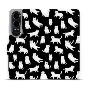 Etui z klapką do OnePlus Nord CE4 Lite 5G, Mobiwear Book, kotki luna