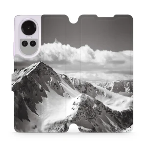 Etui z klapką do Oppo Reno10 Pro 5G, Mobiwear Book, górski szczyt