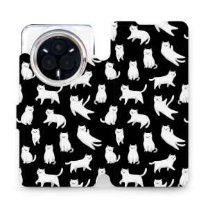 Etui z klapką do Realme 14 Pro 5G, Mobiwear Book, kotki luna