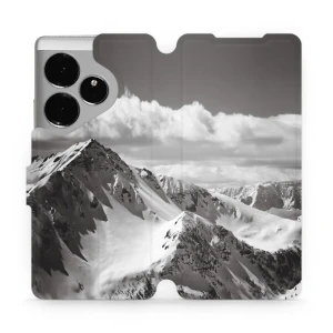 Etui z klapką do Realme GT 6, Mobiwear Book, górski szczyt