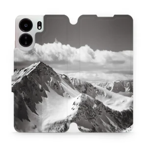 Etui z klapką do Xiaomi Poco C65, Mobiwear Book, górski szczyt