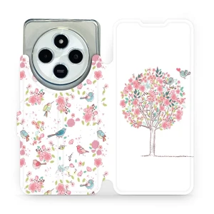 Etui z klapką do Xiaomi Redmi 14C 4G, Mobiwear Book, różowy gaj