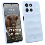Pancerne etui Bizon Case Tur do Motorola Moto G57 Power / G67 Power, jasnoniebieskie