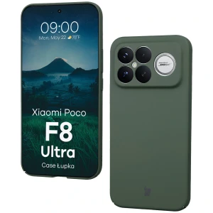 Etui Bizon Case Łupka do Xiaomi POCO F8 Ultra, zielone