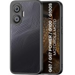Etui Dux Ducis AIMO do Motorola Moto G67 Power / G57 Power / G100 / G100S, przezroczyste z czarną ramką
