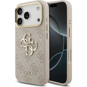 Etui Guess Hardcase 4G Big 4G Classic Logo do iPhone 17 Pro, różowe