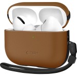 Etui Tech-Protect NaturalFit do AirPods Pro 3, brązowe
