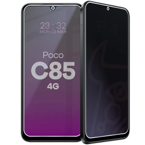 Prywatyzujące szkło hybrydowe Bizon Hybrid Shadow do Xiaomi POCO C85 4G, matowe