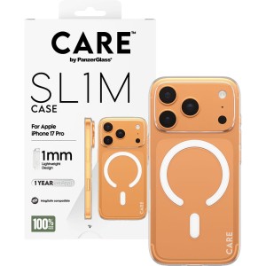 Etui CARE by PanzerGlass SL1M do MagSafe do iPhone 17 Pro, przezroczyste