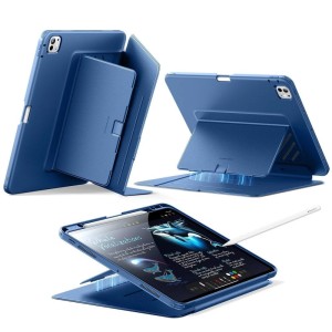 Etui z klapką ESR Flip Hybrid do iPad Pro 11 5/6 gen. 2024 / 2025, granatowe