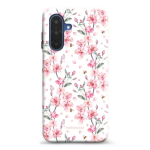 Etui ochronne do Galaxy A17 5G, Mobiwear Elite Pro, japoński bukiet