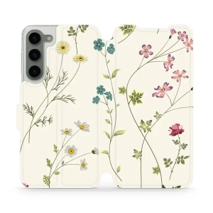 Etui z klapką do Galaxy S23 Plus, Mobiwear Book, polne kwiaty