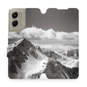 Etui z klapką do Motorola Moto G06 4G / Motorola Moto G06 Power 4G, Mobiwear Book, górski szczyt