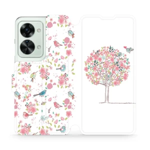 Etui z klapką do OnePlus Nord 2T, Mobiwear Book, różowy gaj