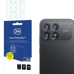 Osłona na aparat 3mk Lens Protection do Xiaomi POCO F8 Pro, 4 zestawy