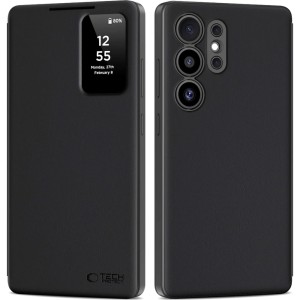 OUTLET: Etui z klapką Tech-Protect Smart Wallet do Galaxy S25 Ultra, czarne