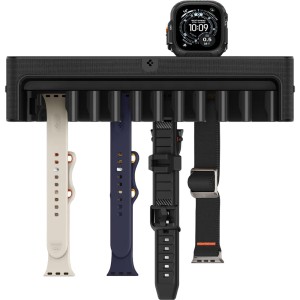 Organizer ścienny dla pasków na zegarek / smartwatch, Spigen Band Organizer S341, czarny
