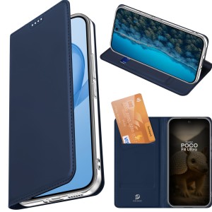 Etui z klapką Dux Ducis Skin Pro do Xiaomi POCO F8 Ultra, granatowe