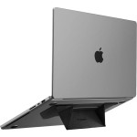 Smukła podstawka pod laptop do 16" z regulacją wysokości, Spigen Slimfold LD201-S3, czarna