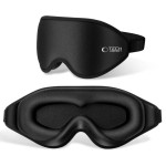 Maska na oczy bezuciskowa Tech-Protect  Eyeshade Sleep, czarna