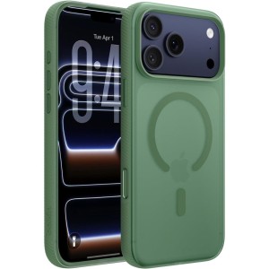 Etui Belkin SheerForce Grip (CC) do MagSafe do iPhone 17 Pro Max, zielone