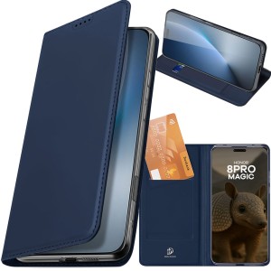 Etui z klapką Dux Ducis Skin Pro do Honor Magic8 Pro, granatowe