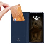 Etui z klapką Dux Ducis Skin Pro do OnePlus 15R , granatowe